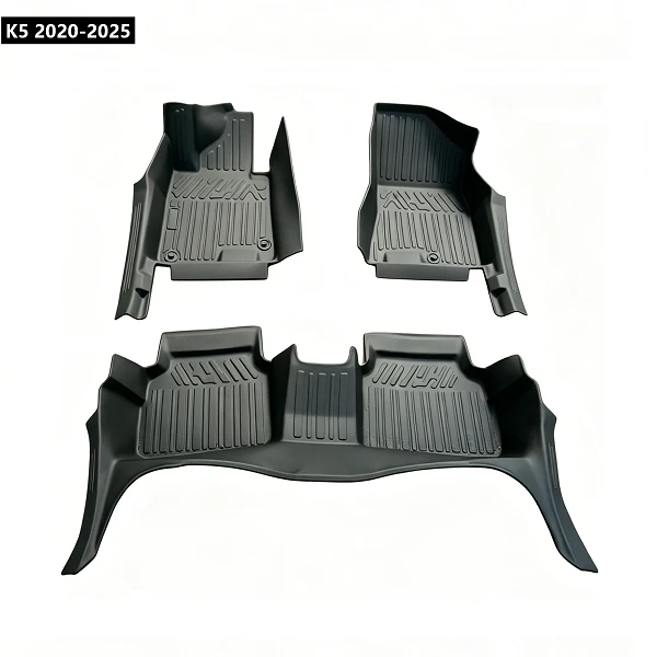 All-weather Adaptable 5D TPE Car Floor Mat Tacoma for K5 2020-2025
