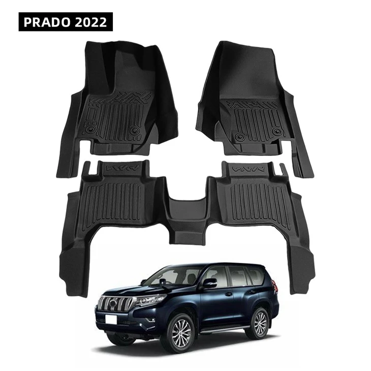 Custom High Quality 5D TPE Car Mats For PRADO 2022