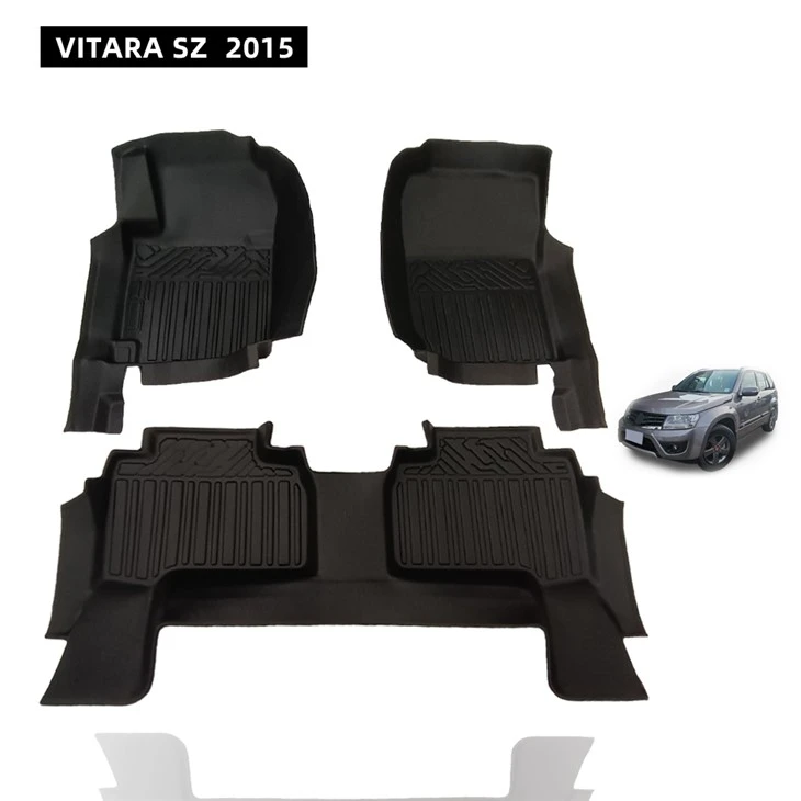 Modern 5D TPE Car Mats Contemporary Style High Durability For VITARA SZ 2015