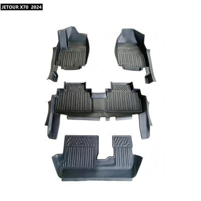 5D TPE Anti-Slip gólfmottur fyrir JETOUR X70 2024 Perú markaðinn