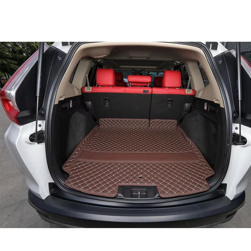 Waterproof & Anti-Slip Leather Car Trunk Mat